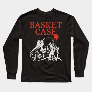 Basket Case Retro 80s Cult Classic Horror Design Long Sleeve T-Shirt